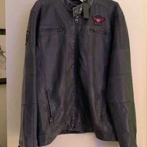 Buffalo David Bitton Jarley Vegan Leather Jacket